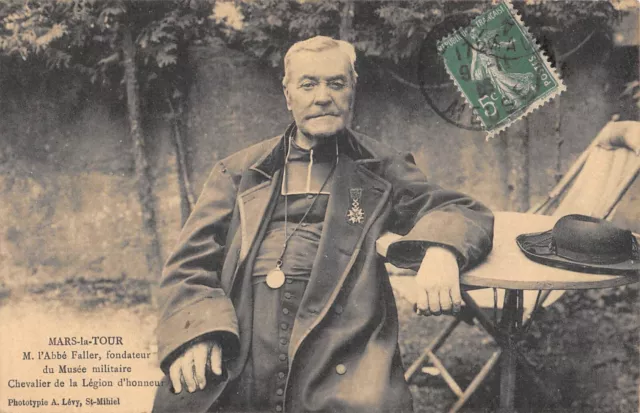 CPA 54 MARS LA TOWER Mr L'ABBE FALLER FOUNDER OF THE MILITARY MUSEUM