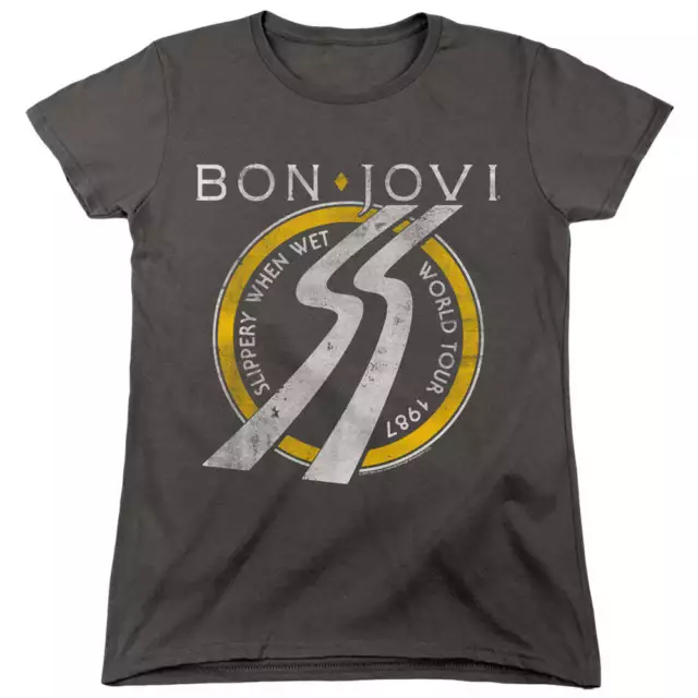 Bon Jovi Slippery When Wet World Tour - Women's T-Shirt