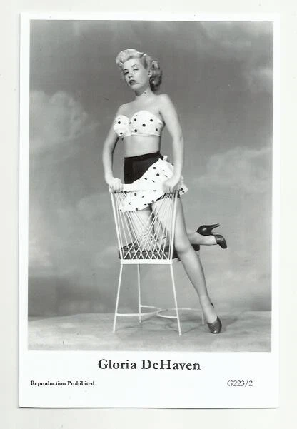 (Bx24) Gloria Dehaven Photo Postcard (G223/2) Filmstar  Pin Up Movie Glamor Girl