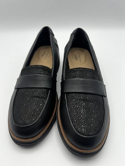 LADIES CLARKS RAISIE Eletta Formal Slip On Loafers 48.99