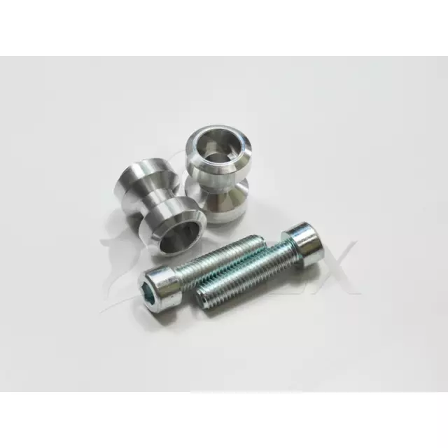 Bobbins Racingadapter Ständeraufnahme für Montageständer M10 silber Alu