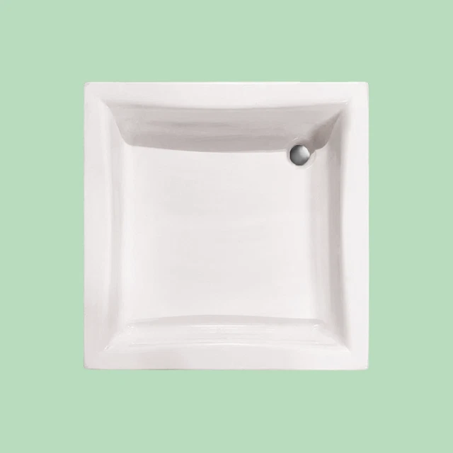 Piatto Doccia 90x90 cm in Vetroresina Bianco  - Spazio