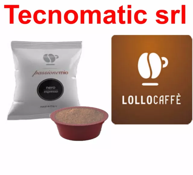 300 CAPSULE Caffè LOLLO IMBUSTATE NERA NERO COMPATIBILI LAVAZZA A MODO MIO JOLIE