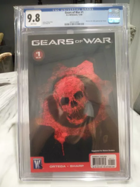 Gears of War #1 CGC 9.8 D.C. Wildstorm 2008 Comic Based on Video Game by Epic