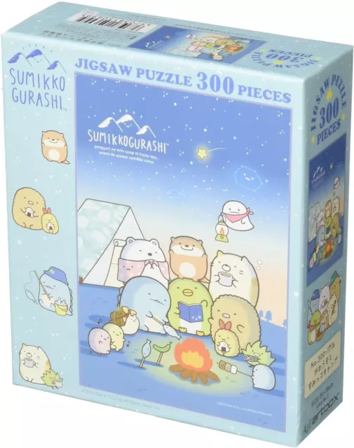 Ensky 300 Piece Jigsaw Puzzle Sumikko Gurashi Otter and Sumikko Camp 300-1716