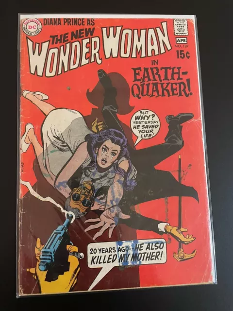 WONDER WOMAN #187 G/VG 1970 DC Comics  Dick Giordano Cover Bronze Age