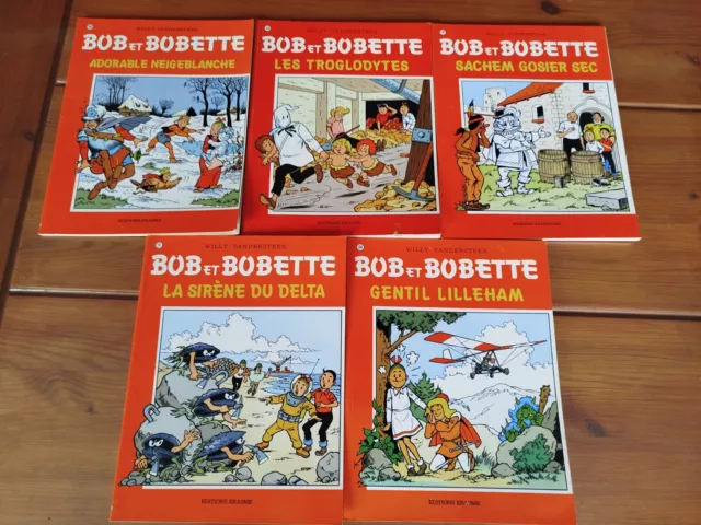 Lot 12 Bande Dessinée - Bob et Bobette - Erasme - 188 - 189 - 196 - 197 - 198