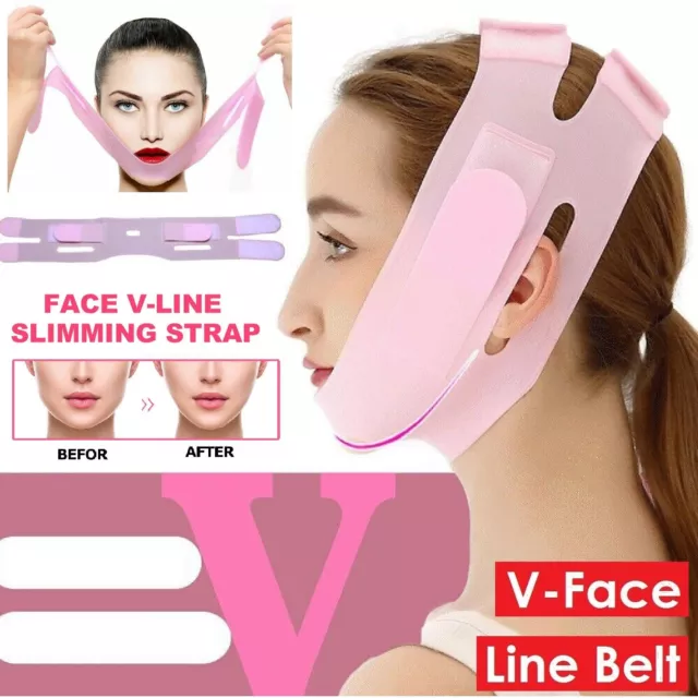 Face V-Line Slimming Mask Belt Double Chin Lifting Firming Shaping Cheek Band