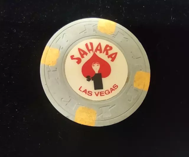 Sahara $1 Casino Gaming Chip Las Vegas NV 1986 - #312
