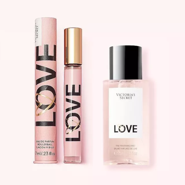 VICTORIA S SECRET BARE Rose eau de parfum rollerball travel body