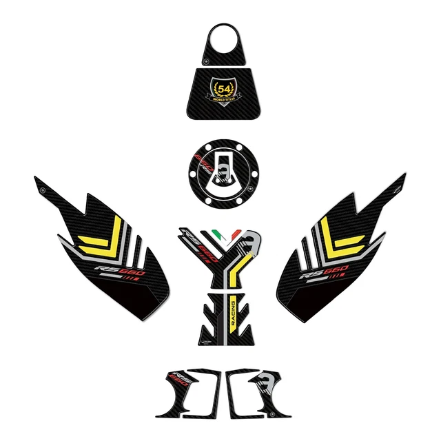 Labelbike 3D Harz Aufkleber Für Aprilia Racing - Motorrad Tank Dekoration & Schutz