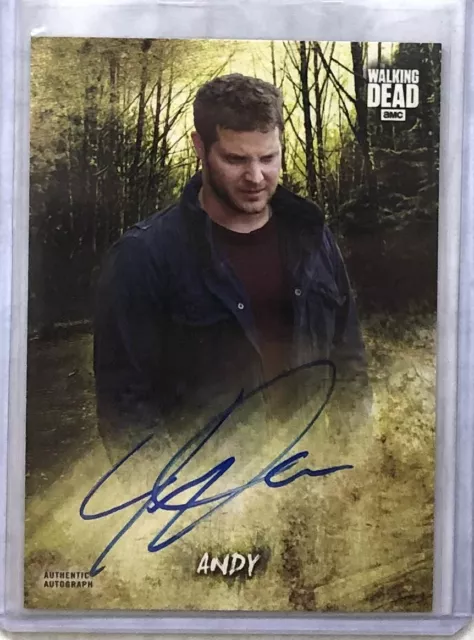 JEREMY PALKO as ANDY 2018 Topps Walking Dead Road to Alexandria Auto Autograph