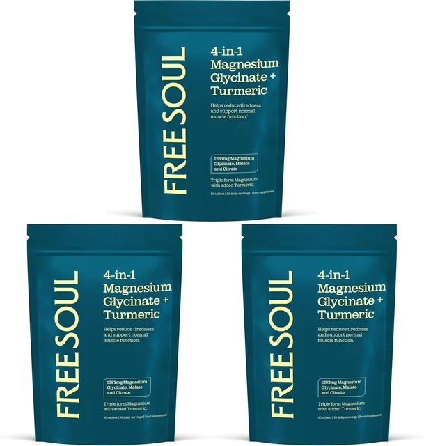 MAGNESIUM GLYCINATE 4-IN-1 Complex Pack of 3 £41.93 - PicClick UK