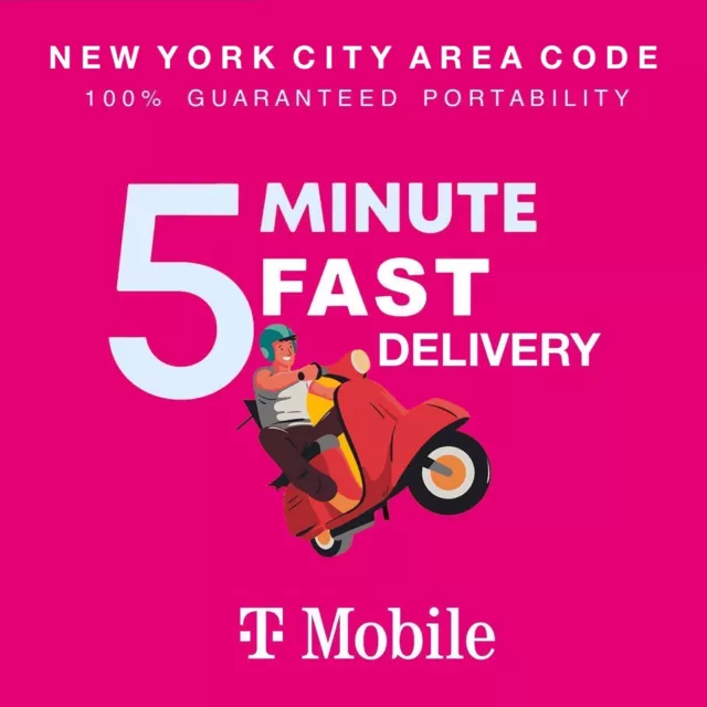 T-Mobile Prepaid Port Numbers You Pick Area Code - FAST 5 MIN Delivery