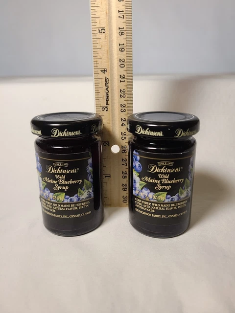 Dickinson's Wild Maine Blueberry Syrup 2.75oz  2 Jars from Cracker Barrel