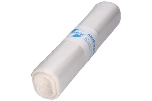 Sacs poubelle DEISS Premium Blanc ou transparent 70 ou 120 l 120 Liter - Typ ...
