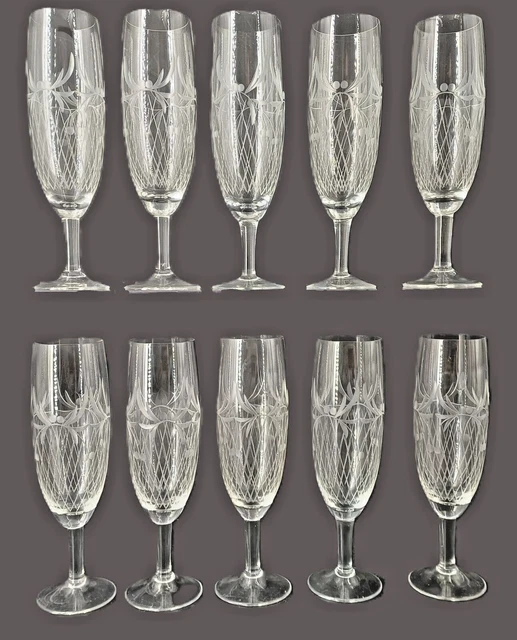 Coupe à champagne cristal de bohème - Poêle cuisine inox