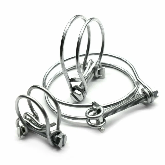 Garten, Auto, Zum Selbermachen, Wasser, Doppeldraht SCHLAUCHKLEMME VERZINKT (viele Größen: 25 ~ 58 mm)