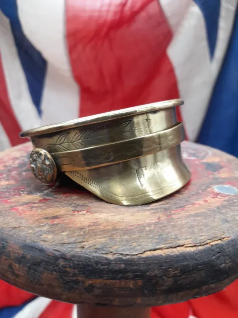 Ww1 Trench Art Officers Cap