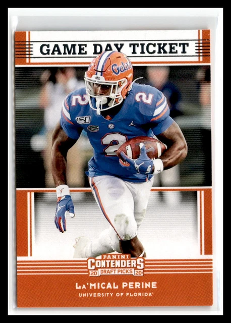 La'Mical Perine 2020 Panini Contenders Draft Picks   #29  Florida Gators