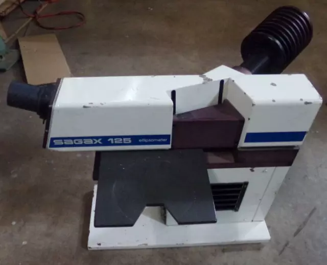Sagax 125 Ellipsometer Part# 125320 And 125220