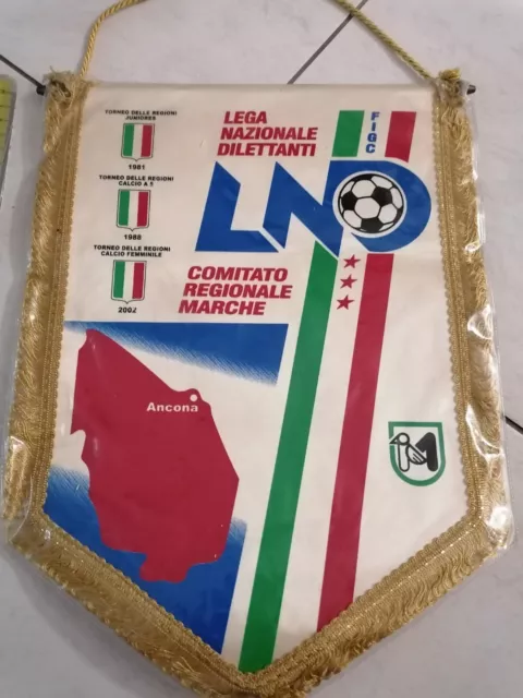 Gagliardetto CALCIO wimpel pennant fanion football banderin FIGC LND MARCHE