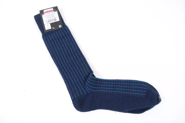 Alfani Check Blue Purple Casual Crew Socks Mens Nwt New