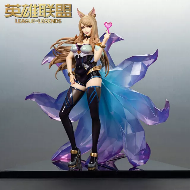 Original 1/7 Scale LoL League of Legends K/DA Ahri Fox Figuren Statue Model Toy