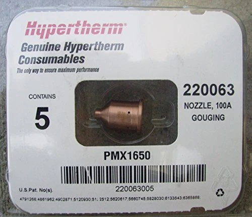 Hypertherm Powermax 1650 Nozzle 220063 - 5 Pack