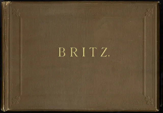 Großes Fotoalbum Rittergut Britz bei Eberswalde Angermünde F. A. Schwartz 1892