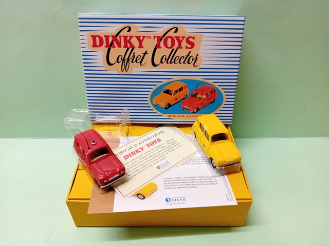 Coffret Collector Atlas – Dinky Toys Norev 1/43 – 2CV, 404, R8 (Série 100J) – NEUF Sous Blister