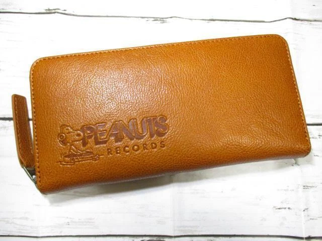 Wallet Women Mens Long Round Snoopy Genuine Leather