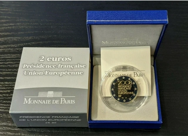 Valeur Piece De 2 Euros 2008 Presidence Francaise Union Europeenne 2 EURO BE France 2008 - Présidence francaise Union Européenne - idée