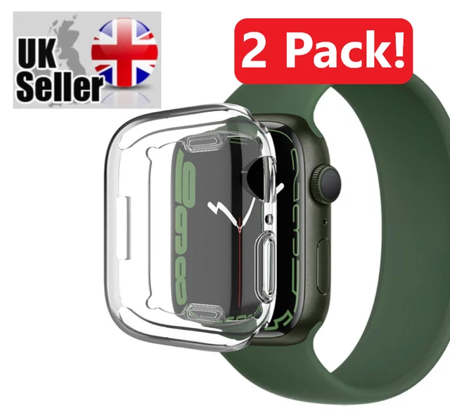 For Apple Watch Series 7/8/SE Case iWatch Screen Protector 38/40/41/42/44/45/49
