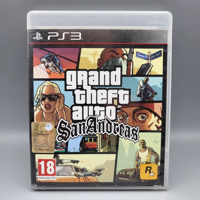 Gta Grand Theft Auto: San Andreas Per Ps3 Playstation 3 Pal Italiano Ita 🇮🇹