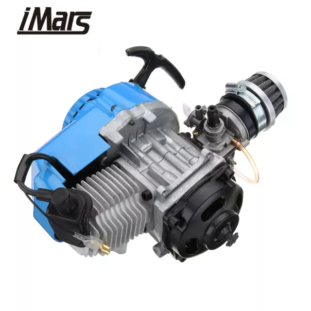 49CC Motorcycle Complete Engine With Air Filter Fit 2 Stroke ATV Mini Dirt Bike