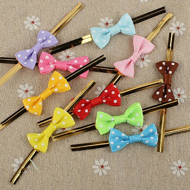 20x Puntos Moño Corbatas Metálicas Torceduras Piruleta Pastel Sellado Violonchelo Corbatas FijasZY