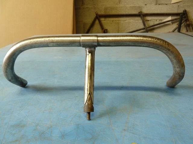 Potence De Guidon Vélo Course – Vintage Années 1920 – Laiton Et Acier
