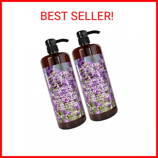 Dead Sea Collection Lavender Oil Liquid Hand Soap - Moisturizing Gel Hand Soap w