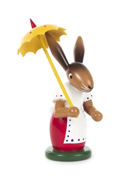 Osterhäsin Con Schermo Altezza = 120mm Nuovo Lepre Statua Pasqua Decorazione