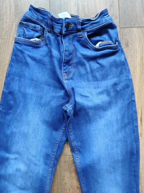 Jeans blu brillante stile carota età 10 anni successivi 3