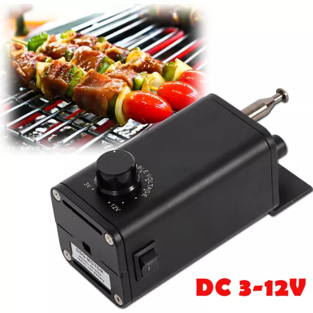 BBQ Grill Motor Spanferkelgrillmotor 15W Drehspieß Getriebemotor Motor DC 3-12V