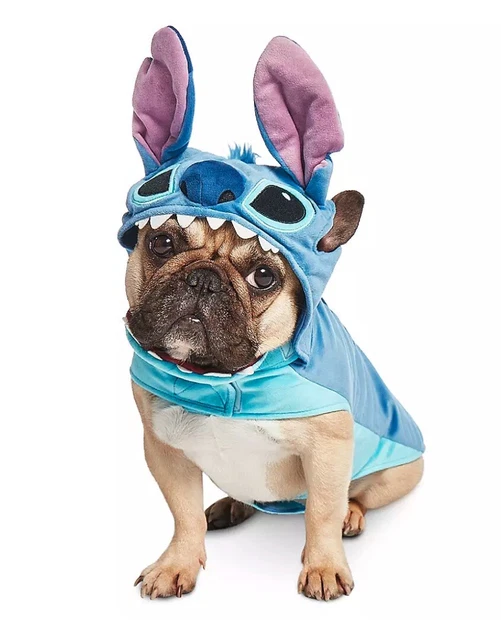 Disney Store Lilo & Stitch PUNTO blu animale domestico cane gatto cappotto maglione medio