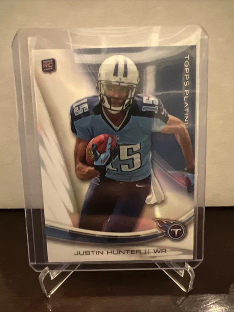 2013 Topps Platinum Rookie Card #116 Justin Hunter RC