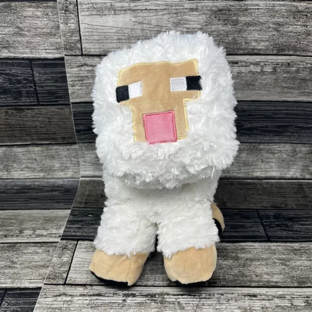 Minecraft White Sheep Lamb Plush Stuffed Animal Large 16" Extra Soft