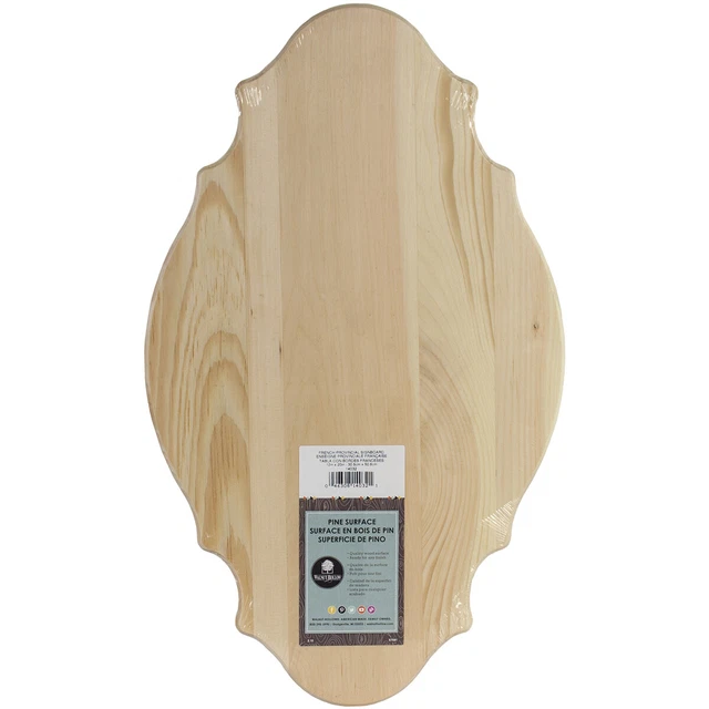 Walnut Hollow Pine French Provincial Signboard, 20 by 12 by .63-Inch