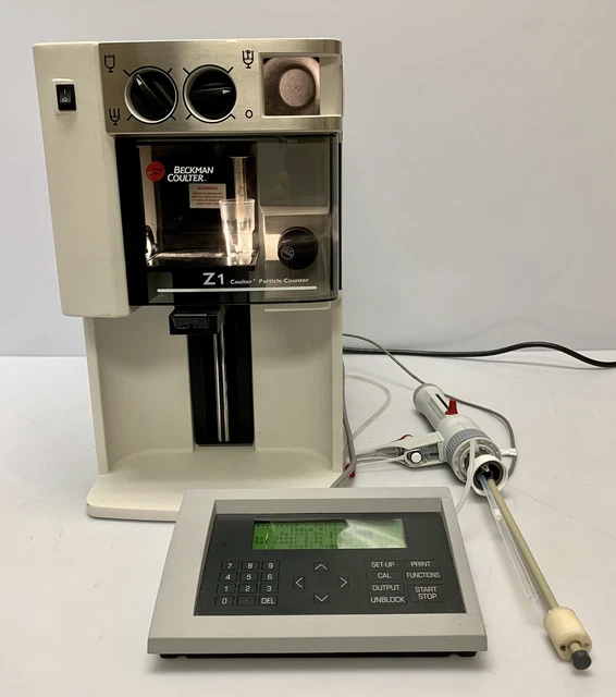 Beckman Coulter Z1 Particle Counter W/ Keypad Unit & Dispensette