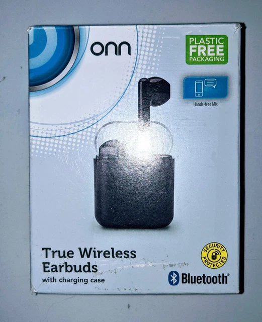 ONN TRUE WIRELESS Bluetooth earbuds hands free mic Black 9.99 PicClick UK