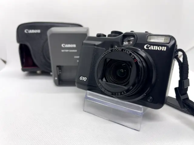 Canon PowerShot G10 14.7 MP Black Compact Digital Camera Near Mint From Japan
