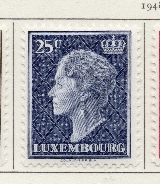 Luxembourg 1948-49 Early Issue Fine Mint Hinged 25c. NW-255276